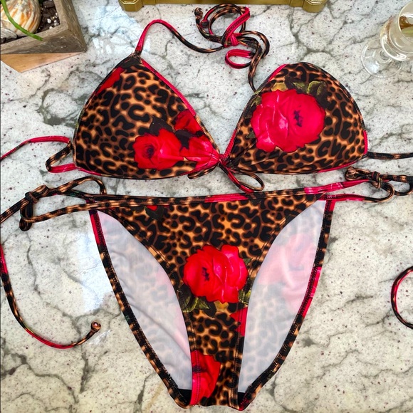 bamboo island Other - Leopard bikini - M